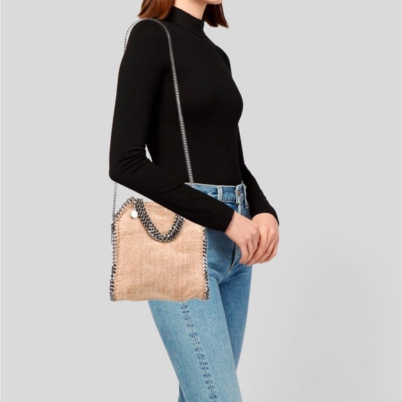 Stella McCartney Raffia Shoulder Bag-Like New - Picture 4 of 7